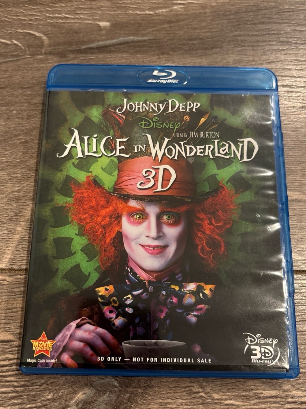 Alice in Wonderland 3D Blu‑ray (Johnny Depp)